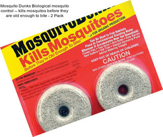 Mosquito Dunks Biological mosquito control -- kills mosquitos before they are old enough to bite - 2 Pack