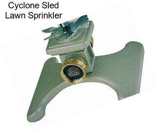 Cyclone Sled Lawn Sprinkler