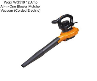 Worx WG518 12 Amp All-in-One Blower Mulcher Vacuum (Corded Electric)