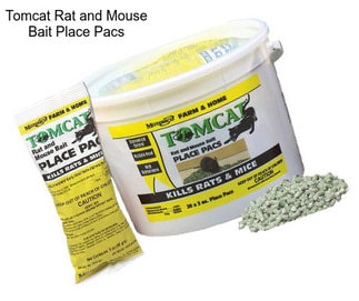 Tomcat Rat and Mouse Bait Place Pacs