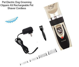 Pet Electric Dog Grooming Clippers Kit Rechargeable Pet Shaver Cordless