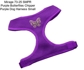 Mirage 73-25 SMPR Purple Butterflies Chipper Purple Dog Harness Small