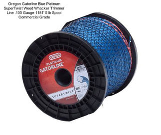 Oregon Gatorline Blue Platinum SuperTwist Weed Whacker Trimmer Line .105\