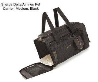 Sherpa Delta Airlines Pet Carrier, Medium, Black