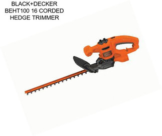 BLACK+DECKER BEHT100 16\