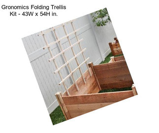 Gronomics Folding Trellis Kit - 43W x 54H in.