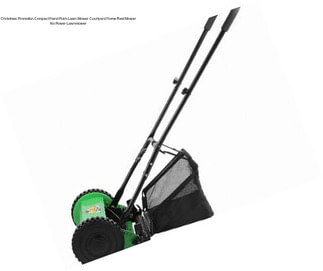 Christmas Promotion Compact Hand Push Lawn Mower Courtyard Home Reel Mower No Power Lawnmower