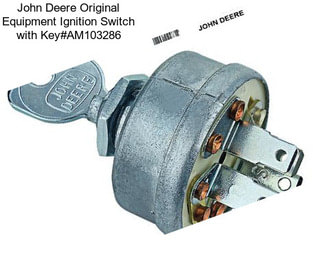 John Deere Original Equipment Ignition Switch with Key#AM103286