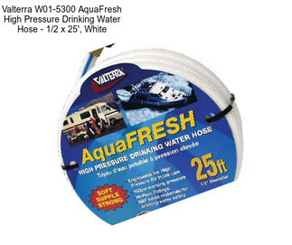 Valterra W01-5300 AquaFresh High Pressure Drinking Water Hose - 1/2\