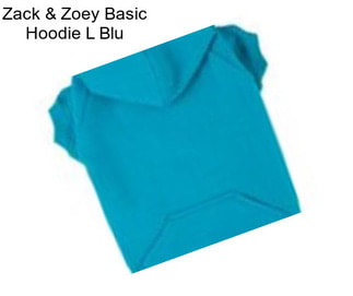 Zack & Zoey Basic Hoodie L Blu