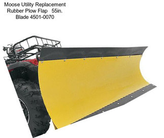 Moose Utility Replacement Rubber Plow Flap   55in. Blade 4501-0070