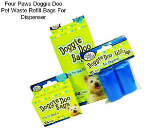 Four Paws Doggie Doo Pet Waste Refill Bags For Dispenser