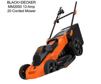 BLACK+DECKER MM2000 13 Amp 20\