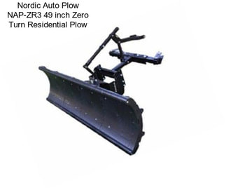 Nordic Auto Plow NAP-ZR3 49 inch Zero Turn Residential Plow