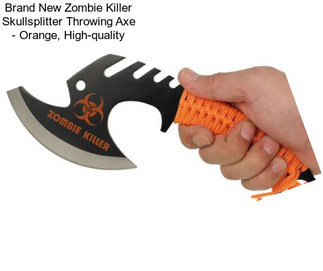 Brand New Zombie Killer Skullsplitter Throwing Axe - Orange, High-quality