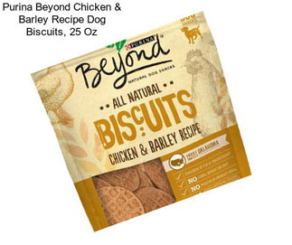 Purina Beyond Chicken & Barley Recipe Dog Biscuits, 25 Oz