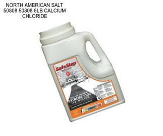 NORTH AMERICAN SALT 50808 50808 8LB CALCIUM CHLORIDE