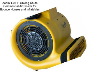 Zoom 1.0 HP Oblong Chute Commercial Air Blower for Bounce Houses and Inflatables