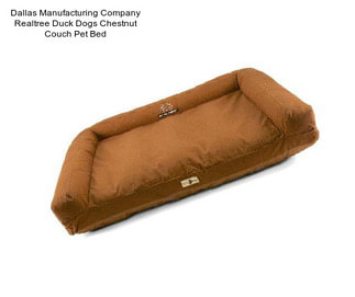 Dallas Manufacturing Company Realtree Duck Dogs Chestnut Couch Pet Bed