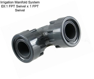 Irrigation Manifold System Ell:1\