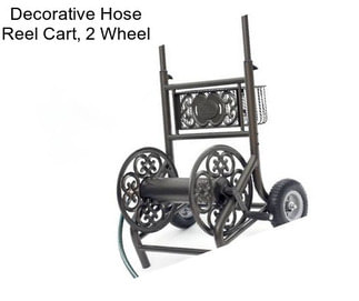 Decorative Hose Reel Cart, 2 Wheel