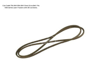 Cub Cadet 754-0641/954-0641 Deck Drive Belt. Fits 1500 Series Lawn Tractors with 38\