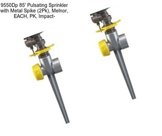 9550Dp 85\' Pulsating Sprinkler with Metal Spike (2Pk), Melnor, EACH, PK, Impact-