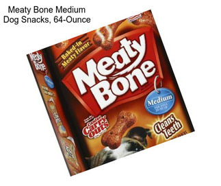 Meaty Bone Medium Dog Snacks, 64-Ounce