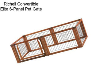 Richell Convertible Elite 6-Panel Pet Gate