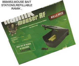 8684953,MOUSE BAIT STATIONS,REFILLABLE \