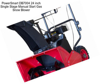 PowerSmart DB7004 24 inch Single Stage Manual Start Gas Snow Blower