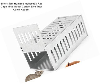 30x14.5cm Humane Mousetrap Rat Cage Mice Indoor Control Live Trap Catch Rodent
