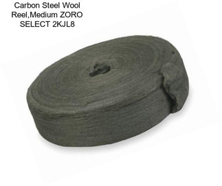 Carbon Steel Wool Reel,Medium ZORO SELECT 2KJL8