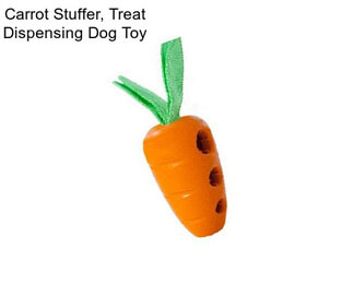 Carrot Stuffer, Treat Dispensing Dog Toy