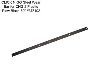 CLICK N GO Steel Wear Bar for CNG 2 Plastic Plow Black 60\'\' #373102