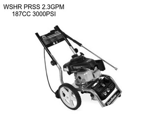 WSHR PRSS 2.3GPM 187CC 3000PSI