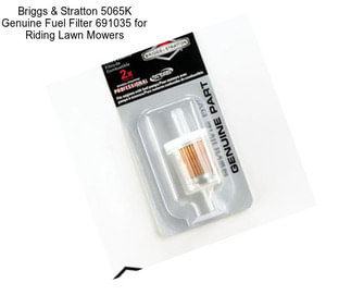 Briggs & Stratton 5065K Genuine Fuel Filter 691035 for Riding Lawn Mowers