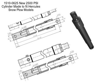 1510-0625 New 2500 PSI Cylinder Made to fit Hercules Snow Plow Models