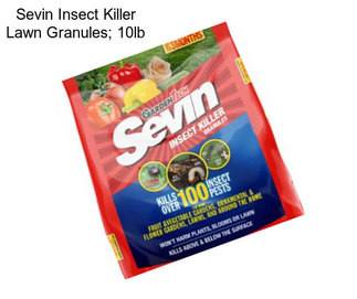 Sevin Insect Killer Lawn Granules; 10lb