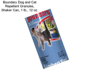 Boundary Dog and Cat Repellent Granules, Shaker Can, 1 lb., 12 oz.