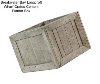 Breakwater Bay Longcroft Wharf Crates Cement Planter Box