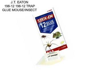 J.T. EATON 198-12 198-12 TRAP GLUE MOUSE/INSECT