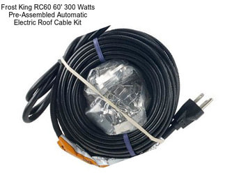 Frost King RC60 60\' 300 Watts Pre-Assembled Automatic Electric Roof Cable Kit