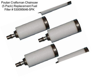 Poulan Craftsman Chainsaw (5 Pack) Replacement Fuel Filter # 530095646-5PK