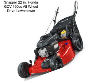 Snapper 22 in. Honda GCV 160cc All Wheel Drive Lawnmower