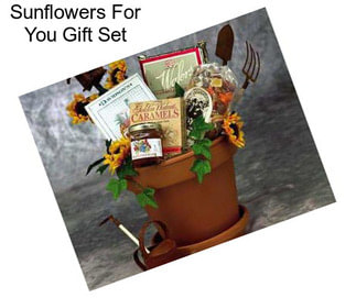 Sunflowers For You Gift Set