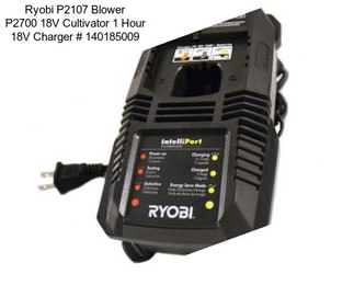 Ryobi P2107 Blower P2700 18V Cultivator 1 Hour 18V Charger # 140185009