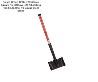 Emsco Group 1236-1 Workforce Square Point Shovel, 28\