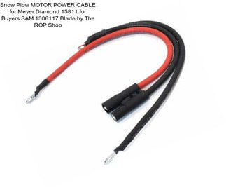 Snow Plow MOTOR POWER CABLE for Meyer Diamond 15811 for Buyers SAM 1306117 Blade by The ROP Shop