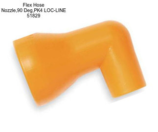 Flex Hose Nozzle,90 Deg,PK4 LOC-LINE 51829